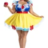 Party King Plus Size Snow Apple Princess Costume