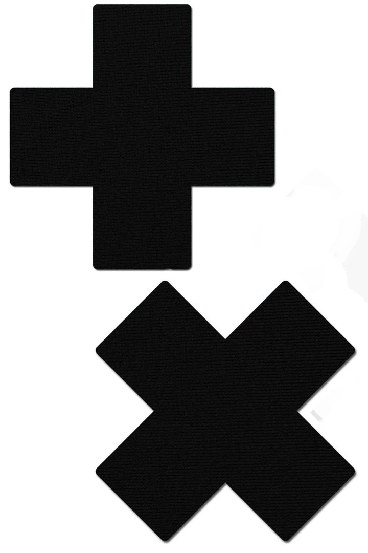 Pastease Black Matte X Pasties 1 Pastease Black Matte X Pasties
