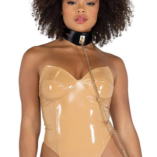 Roma Costume Chain Leash Choker