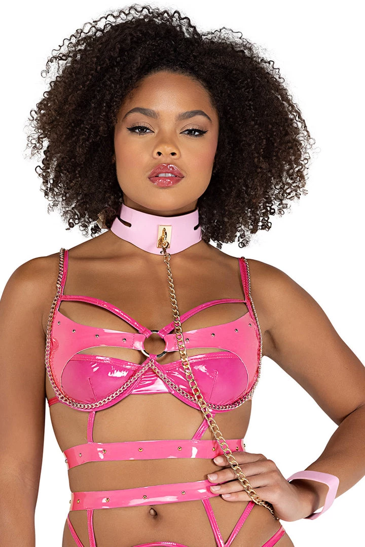 Roma Costume Chain Leash Choker 4 Roma Costume Chain Leash Choker