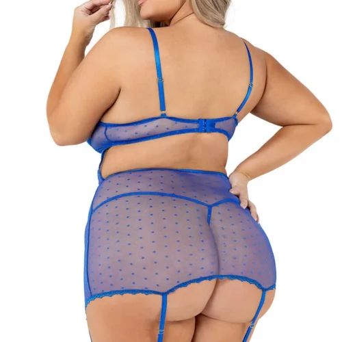 Roma Costume Plus Size Floral Embroidered And Satin Chemise