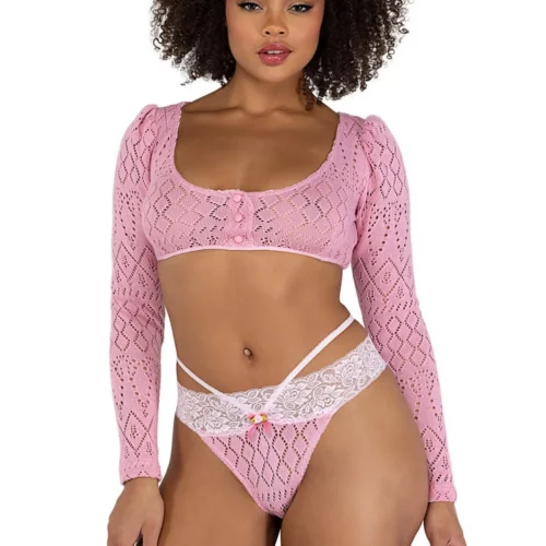 Roma Costume Cozy Pointelle Set Sleepwear 14 Roma Costume Cozy Pointelle Set Sleepwear