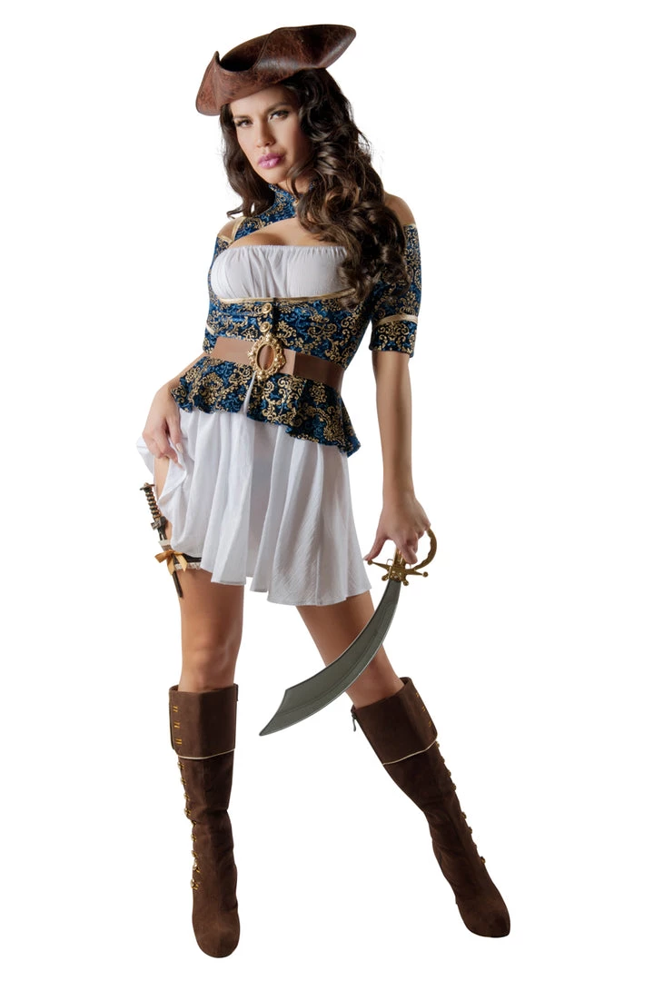 Starline Costume Posh Pirate Costume 1 Starline Costume Posh Pirate Costume