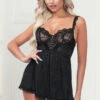 Seven Till Midnight Heart's Desire Mesh Babydoll