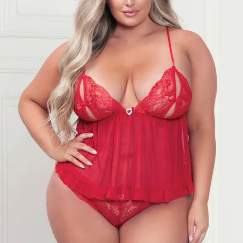 Seven Till Midnight Plus Size Lingerie Plus Size Love Me Camidoll