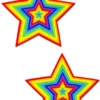 Pastease Velvet Stars Rainbow Pumping Pasties