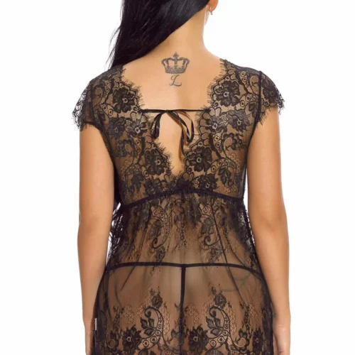 3WISHES Lingerie Lacy Cap Sleeve Babydoll 18 3WISHES Lingerie Lacy Cap Sleeve Babydoll