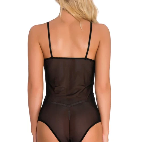 3WISHES Lingerie Sultry Strappy Teddy