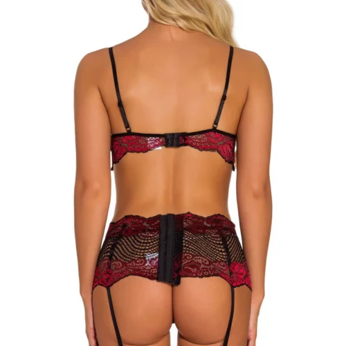 3WISHES Lasting Love Keyhole Bra Set Lingerie