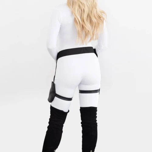 3WISHES White Widow Assassin Costume Sexy Halloween Costumes