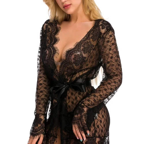 3WISHES Lovely Lace Robe