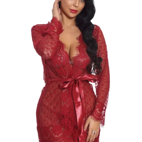 3WISHES Lovely Lace Robe 13 3WISHES Lovely Lace Robe