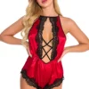 3WISHES Satin Desires Romper