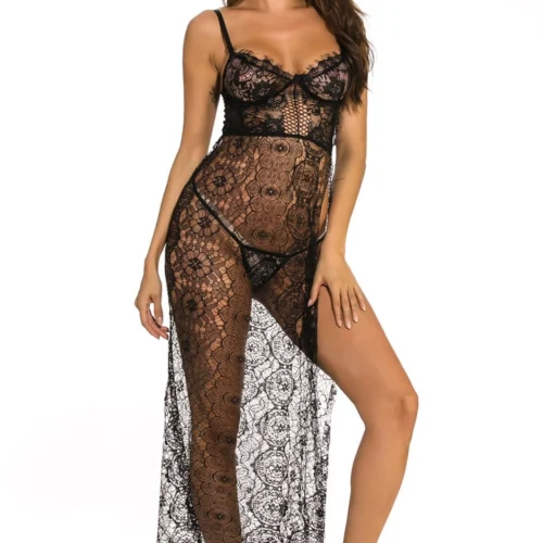 3WISHES Racy Romance Lingerie Gown