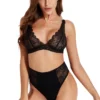 3WISHES Romantic Retro Bra Set Lingerie