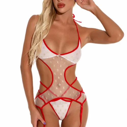 3WISHES Lingerie She's A Star Teddy