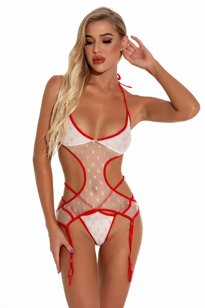 3WISHES Lingerie She's A Star Teddy 2 3WISHES Lingerie She's A Star Teddy