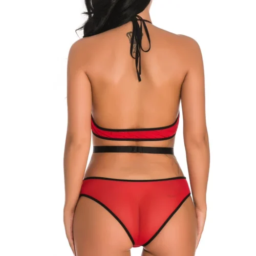 3WISHES Teddy Lingerie Santa Crossing Teddy