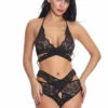 3WISHES Lingerie Criss Cross Cutie Set
