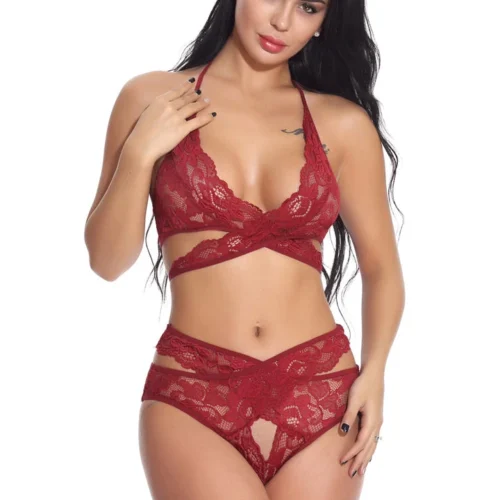 3WISHES Lingerie Criss Cross Cutie Set 32 3WISHES Lingerie Criss Cross Cutie Set