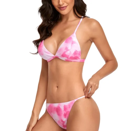 3WISHES Pretty In Pink Bikini Sexy Swimwear