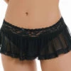 3WISHES Lingerie Skirted Mesh Panty